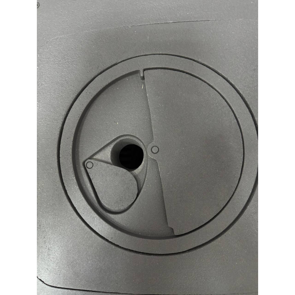 Піч камін 12 кВт, буржуйка Duval REK-5540 Vezuv