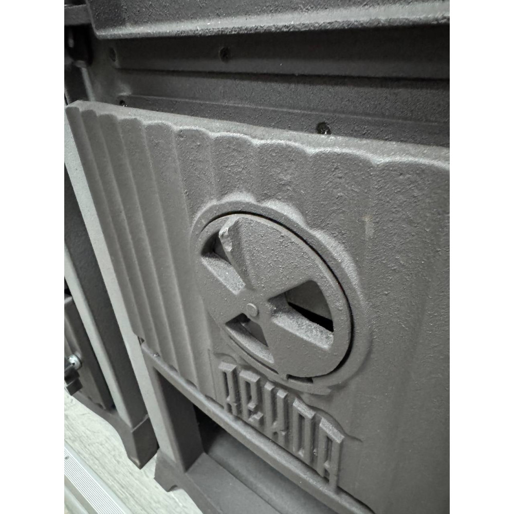 Піч камін 10 кВт, буржуйка Duval REM-5530 Oreo