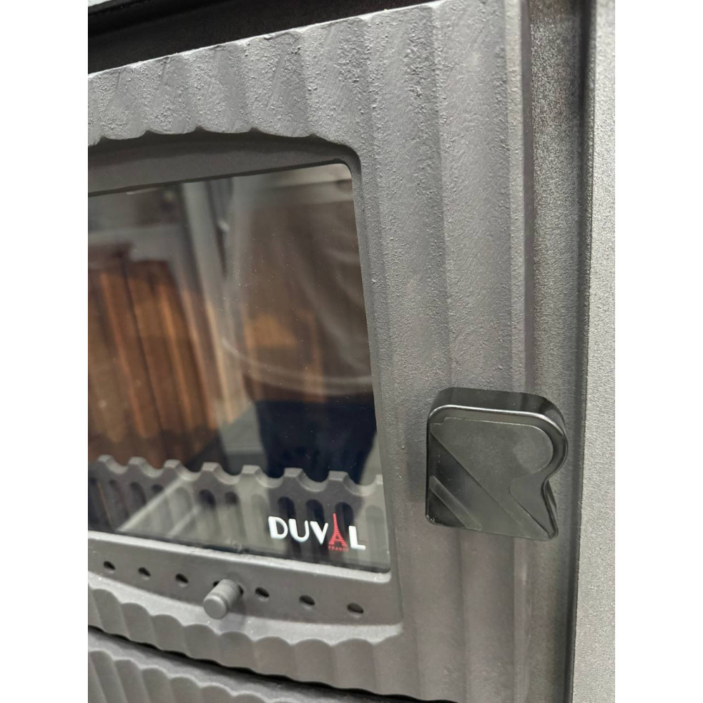 Піч камін 10 кВт, буржуйка Duval REM-5530 Oreo