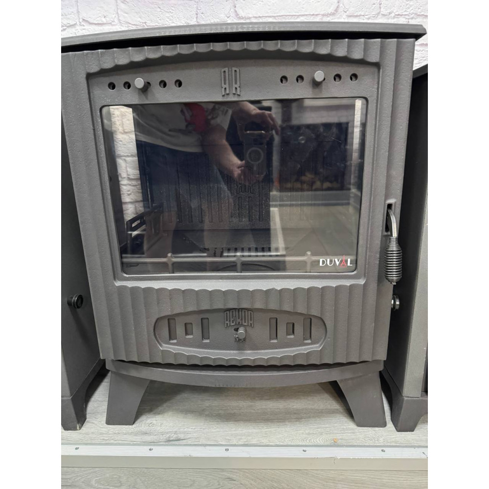 Піч камін 15 кВт, буржуйка Duval REM-5560 Lariss