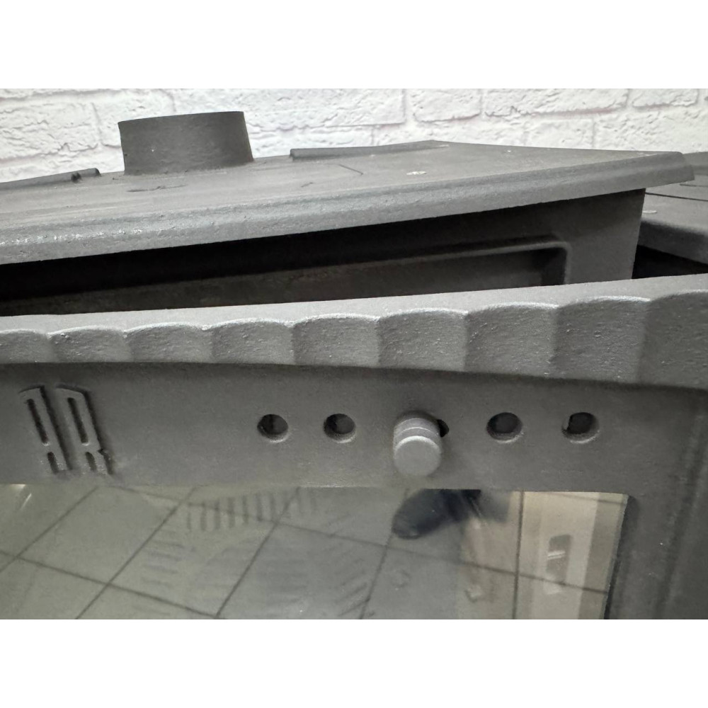 Піч камін 15 кВт, буржуйка Duval REM-5560 Lariss