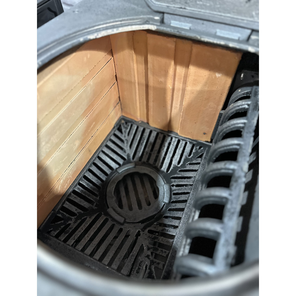 Піч камін 6 кВт, буржуйка DUVAL EK-106F на 3 конфорки, з духовкою