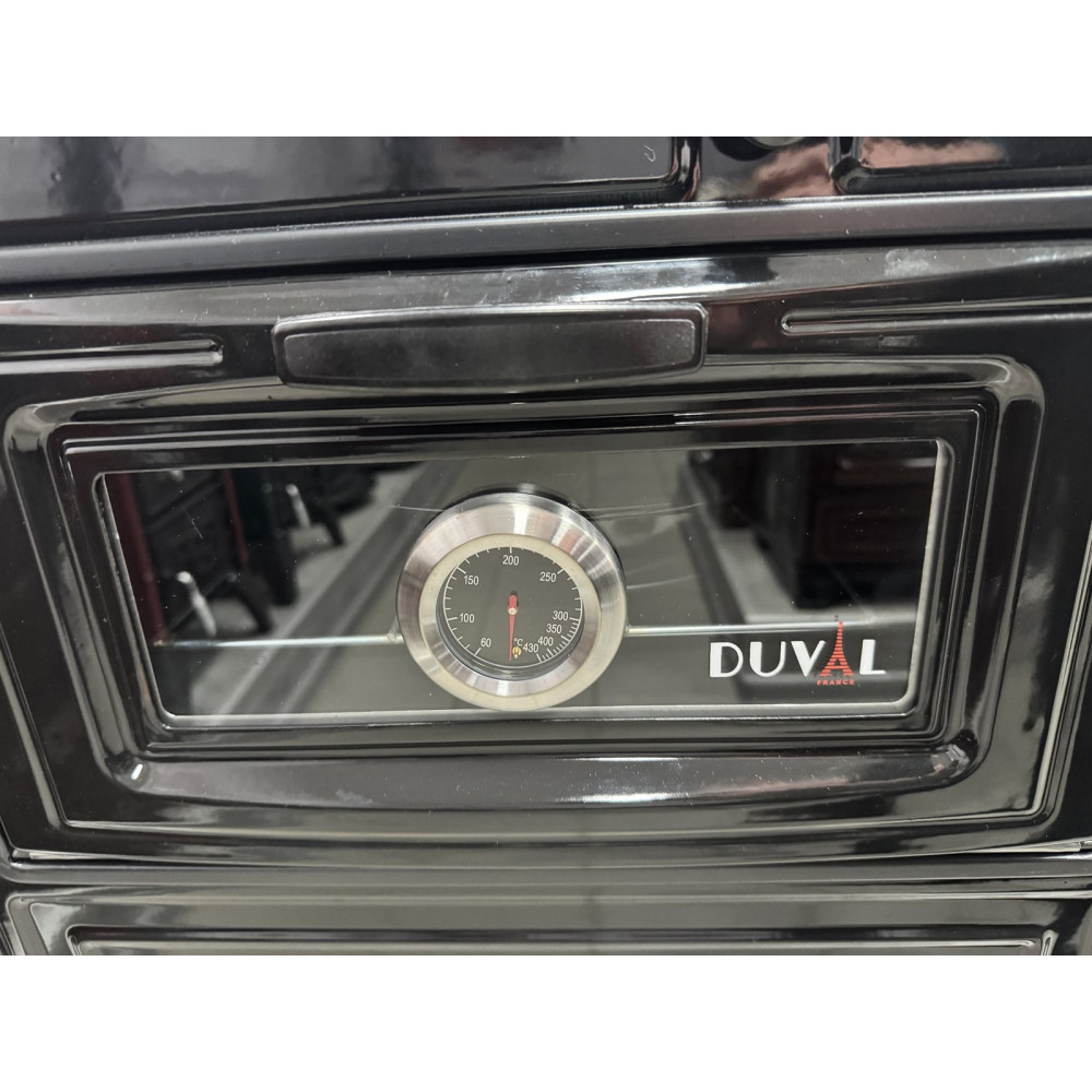 Піч камін 6 кВт, буржуйка DUVAL EK-4012 Black з футерованою топкою