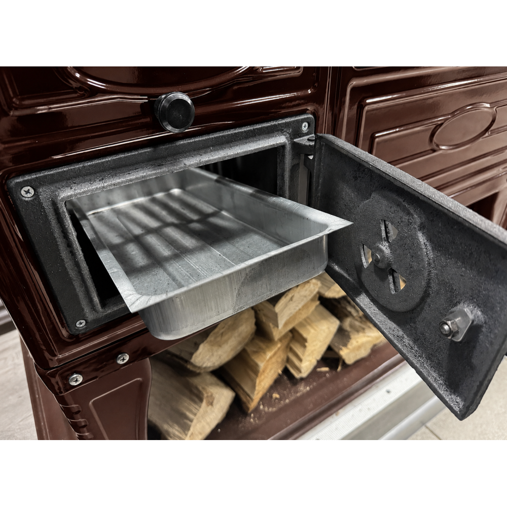 Піч камін 6 кВт, буржуйка DUVAL EK-4012 з футерованою топкою