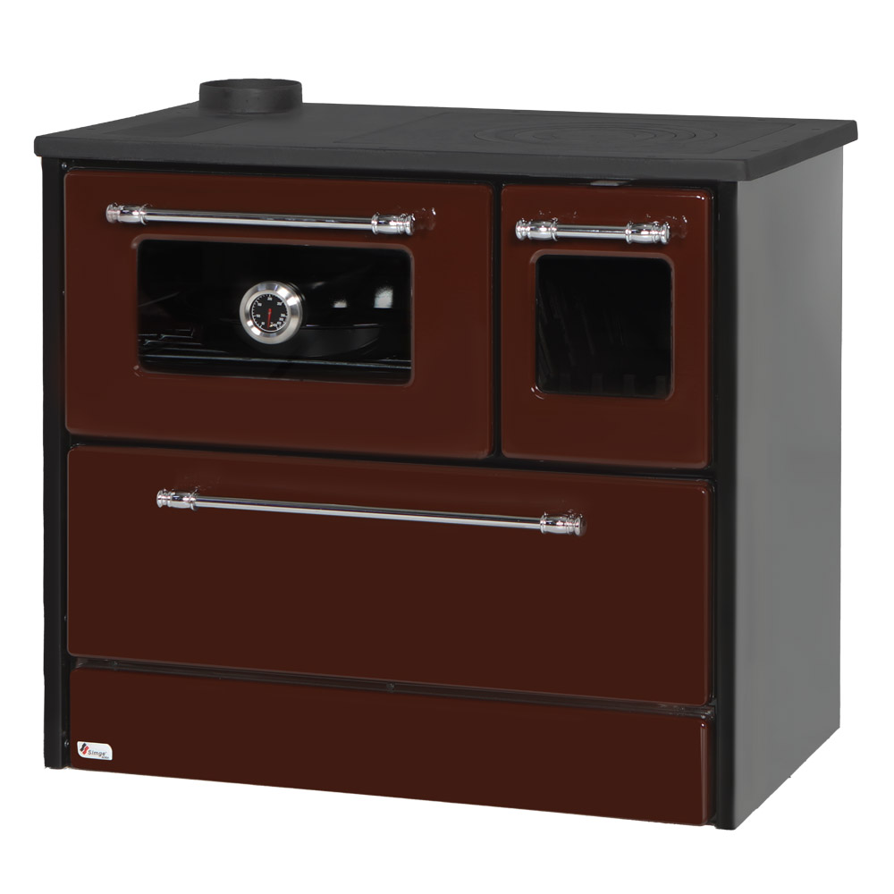 Піч камін 9 кВт, буржуйка Duval EK-4040 з плитою та духовкою