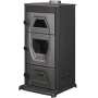 Піч камін 6,5 кВт, буржуйка Duval EK-5111BL