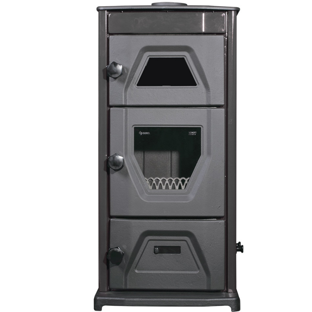 Піч камін 6,5 кВт, буржуйка Duval EK-5111BL