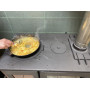 Піч камін 10 кВт, буржуйка Duval EK-5137 з конфорками