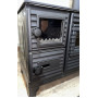 Піч камін 6 кВт, буржуйка Duval EK-5237BL (BLACK EDITION)