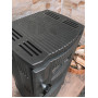Піч камін 7кВт, буржуйка Duval EM-5150BL (BLACK EDITION) зі склом