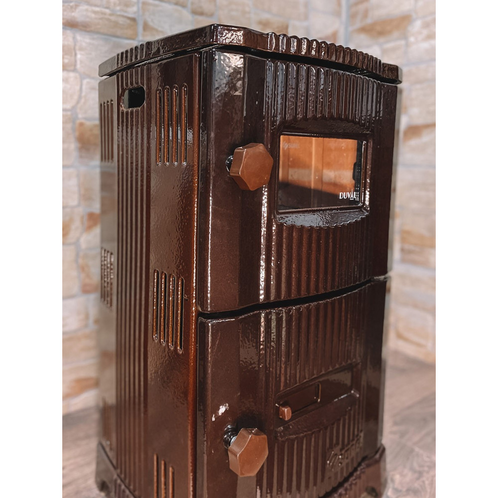 Піч камін 7 кВт, буржуйка Duval EM-5151BR