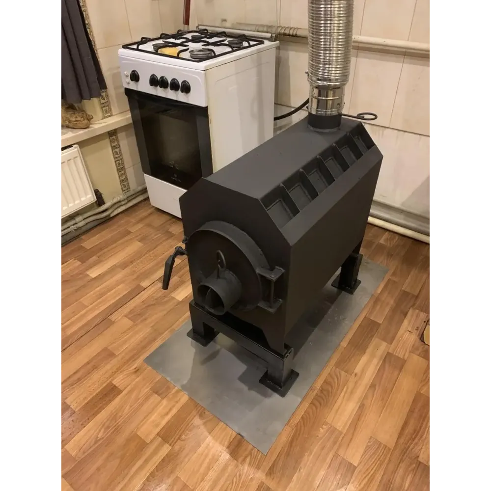 Піч буржуйка Vulkan Topka 160 м3 4 мм з варильною поверхнею