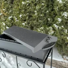 Кришка барбекю для мангалів MTLZ на 9 шампурів, 62х32 см