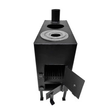 Буржуйка сталева Vakula 3 із двома конфорками. 3 мм