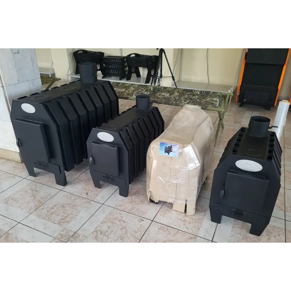 Піч булер'ян Neon ECO 250 m3 з варильною плитою