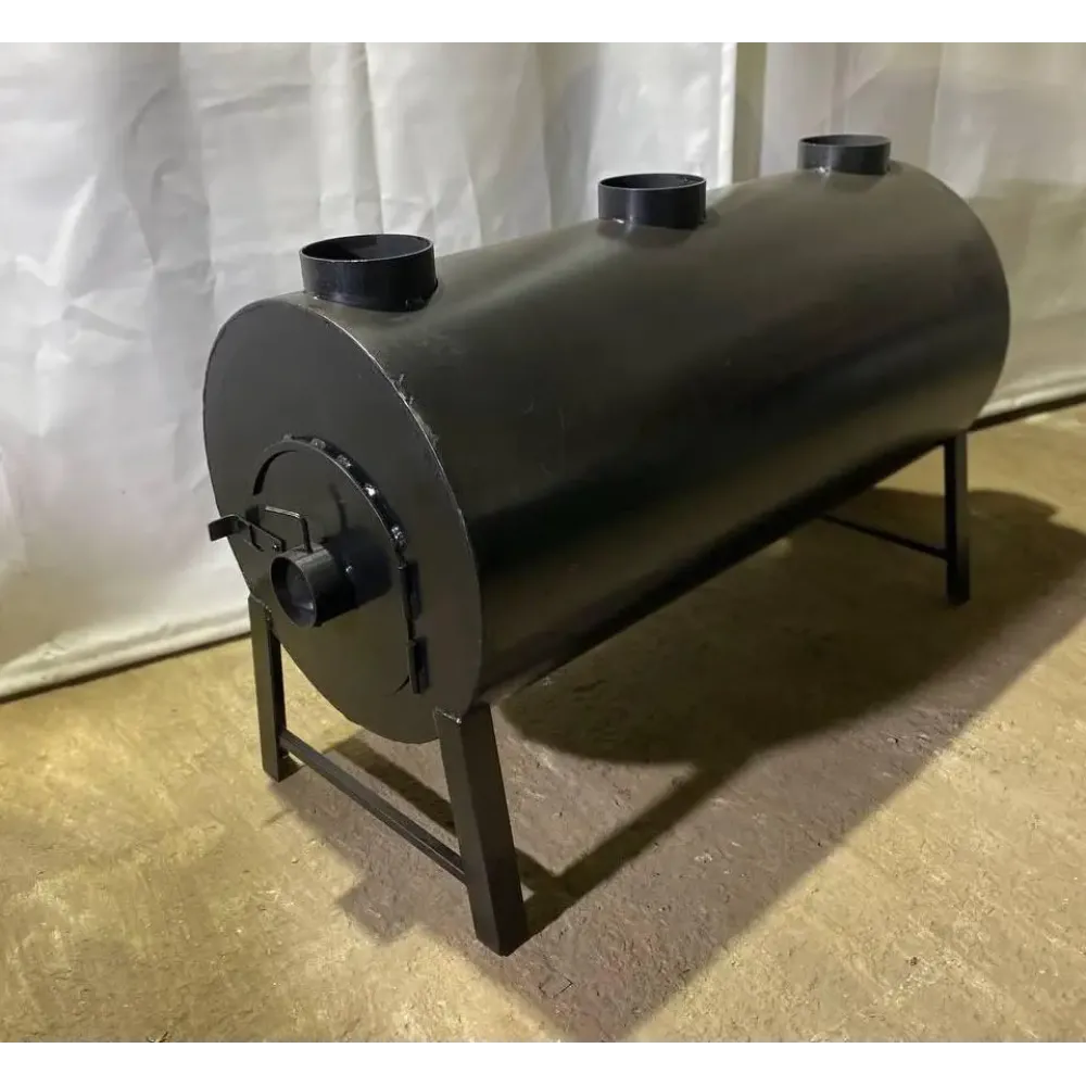 Піч теплогенератор з обдувом POLTAVKA Turbo 1400 м3. Топка 6 мм