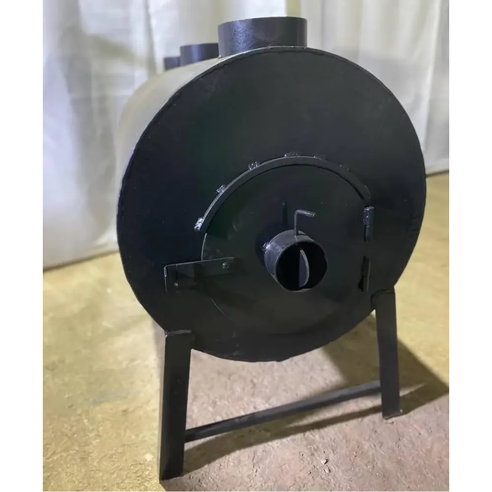 Піч теплогенератор з обдувом POLTAVKA Turbo 1400 м3. Топка 6 мм