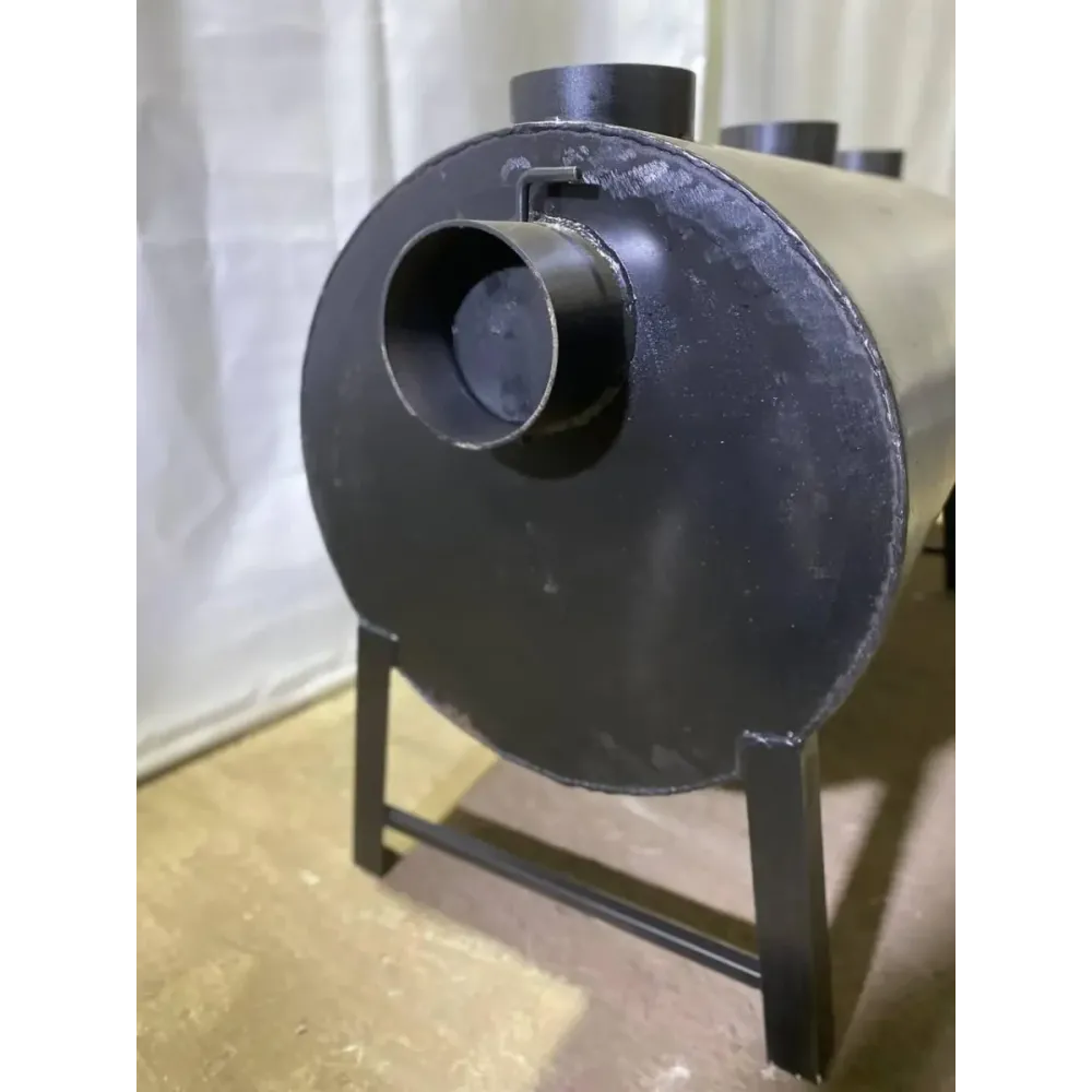 Піч теплогенератор з обдувом POLTAVKA Turbo 1400 м3. Топка 6 мм