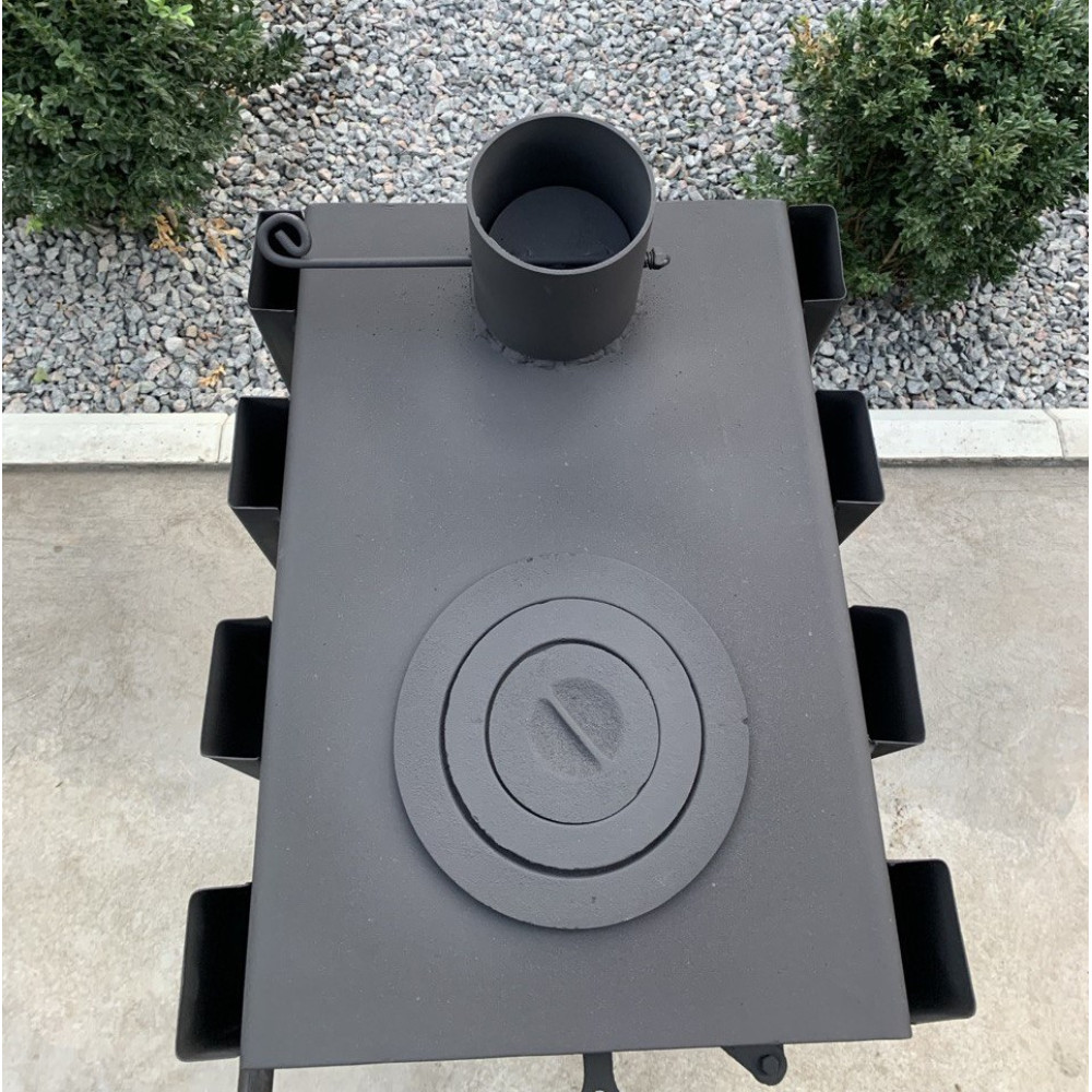 Піч булер'ян Vulkan Eco 120 м3 з варильною поверхнею