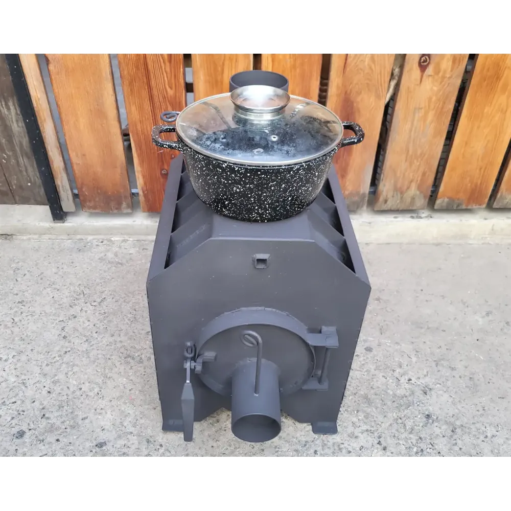 Піч буржуйка бульер'ян Vulkan Topka 80 з варочною поверхнею