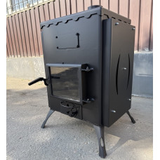 Піч камін Vulkan Elit 150 м3 зі склом