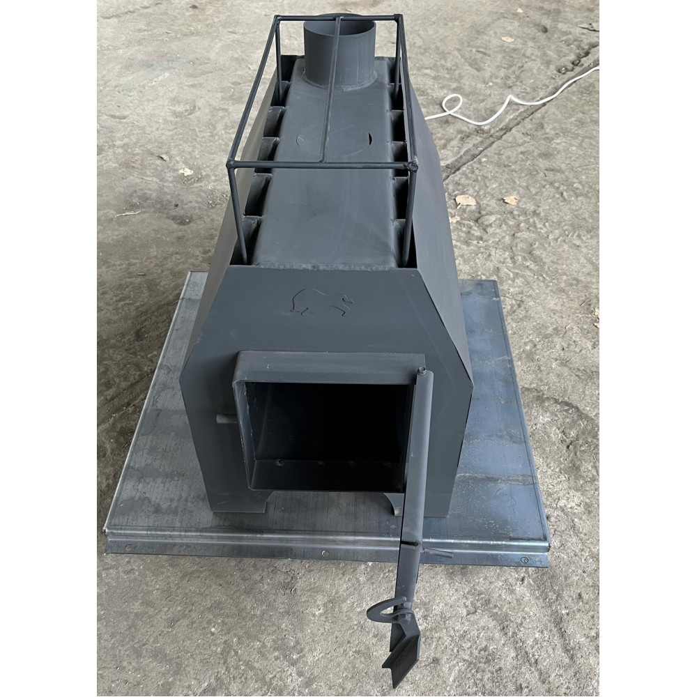 Піч буржуйка Zubr 120 м3 з варильною поверхнею