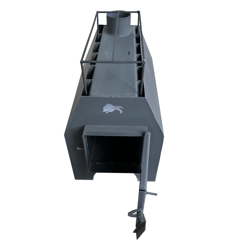 Піч буржуйка Zubr 120 м3 з варильною поверхнею