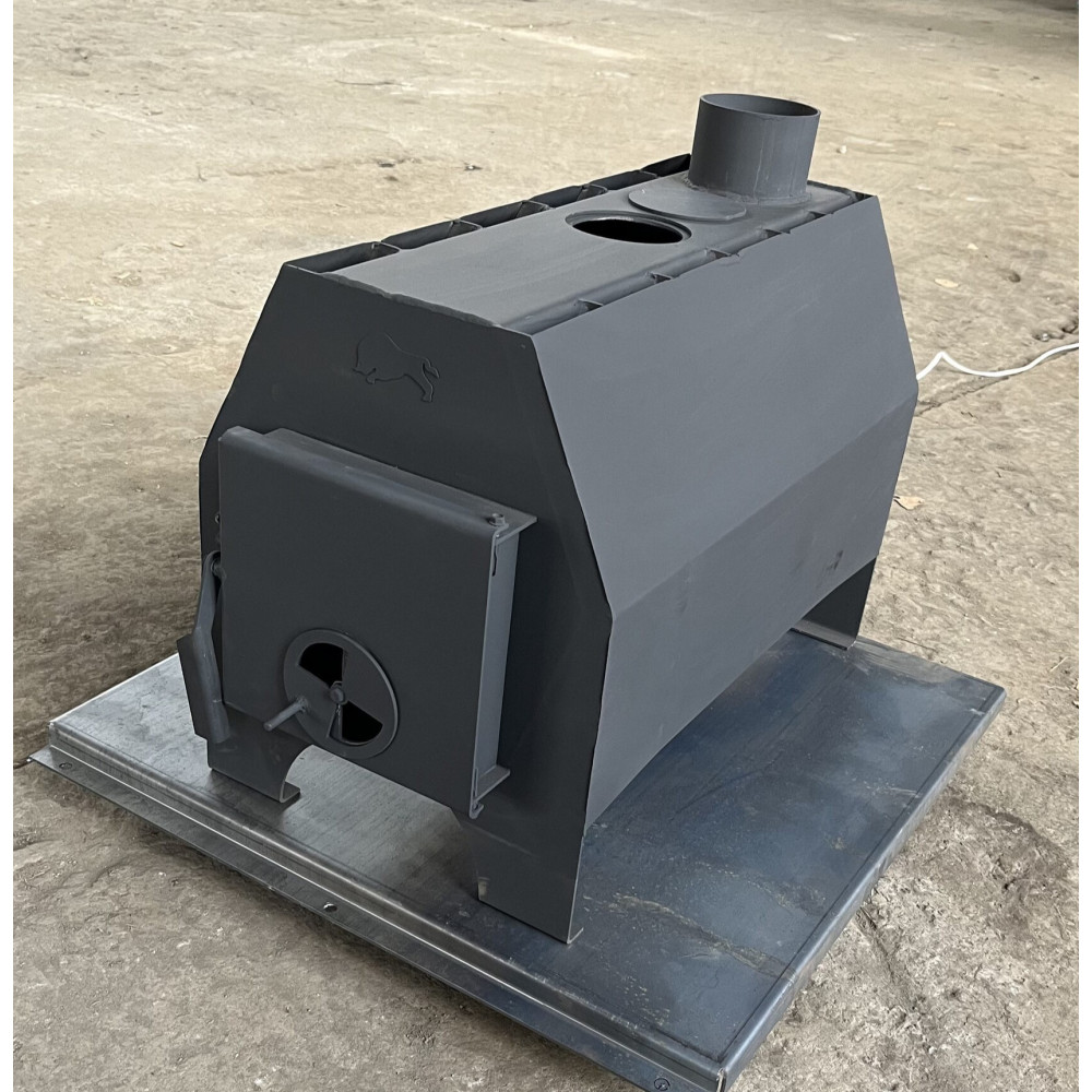 Піч буржуйка Zubr 120 м3 з варильною поверхнею