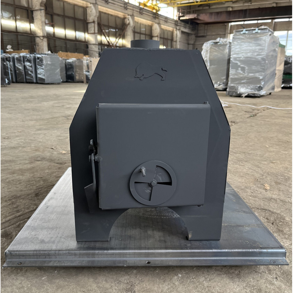 Піч буржуйка Zubr 120 м3 з варильною поверхнею