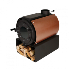 Піч камін DS Classic Plita 200 м3 (мідний колір) з варильною поверхнею