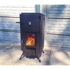 Піч камін Vulkan Elit 200 м3 4 мм з духовкою