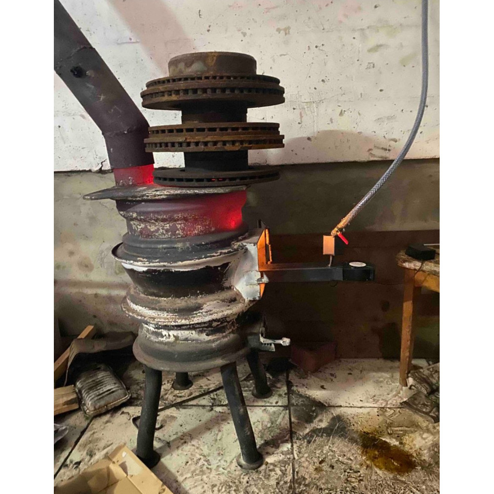 Пальник ULTRA 10 кВт на відпрацьованому маслі (переробці), комплект