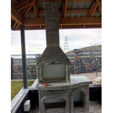 Камін барбекю Везувій Граніт