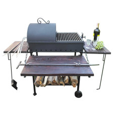 Мангал з подвійним дном Vulkan VIP 3 мм