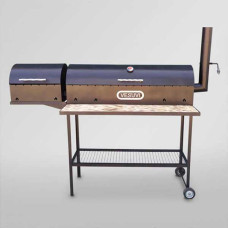 Мангал барбекю коптильня VESUVI CHEF 1000 3MM