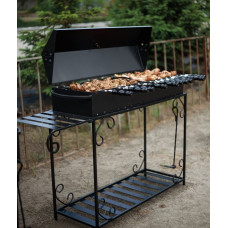 Мангал барбекю MTLZ 3 мм на 15 шампурів