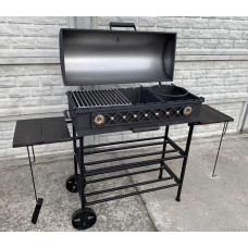 Мангал із зольником VULKAN RETRO 80 см 4 мм