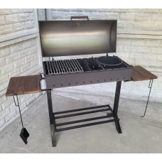 Мангал Vulkan WD BBQ 80 см з кришкою барбекю