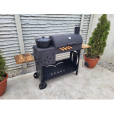 Мангал барбекю Vulkan Bent 5 мм, з пічкою для казана