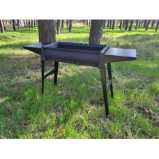 Розкладний мангал Almar Plus на 10 шампурів, 2 мм