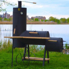 Мангал з коптильнею Троян Мега