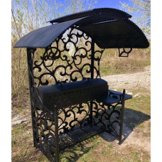 Мангал з дахом "Затишок 2". 6 мм