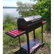 Мангал EKO BBQ 67 см із кришкою барбекю