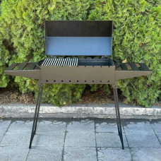 Мангал з кришкою барбекю MTLZ MAXI 63 см 3 мм