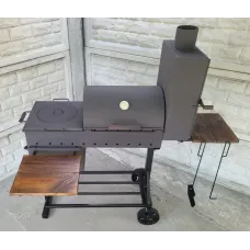 Мангал барбекю Vulkan Baby 80 з коптильною та пічкою під казан