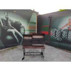 Мангал барбекю з коптильнею Vulkan DOUBLE 3 мм