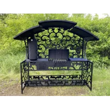 Мангал великий з дахом "Добриня"