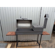 Мангал з кришкою та піччю під казан Vulkan ZEBRA 5 мм