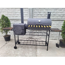 Мангал коптильня VULKAN TEHNO PLUS з піччю під казан