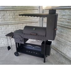 Мангал з піччю та коптильнею Vulkan Hybrid 5 мм
